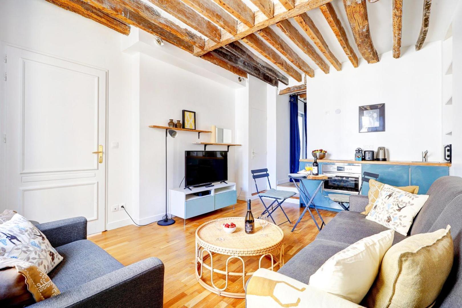 Bluestay 283 - Superbe Appartement Dans Le Marais Paris Bagian luar foto